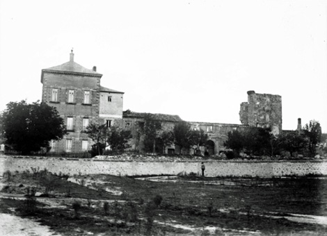 Palacio de Valsain, 1906, fachada este y Torre Nueva